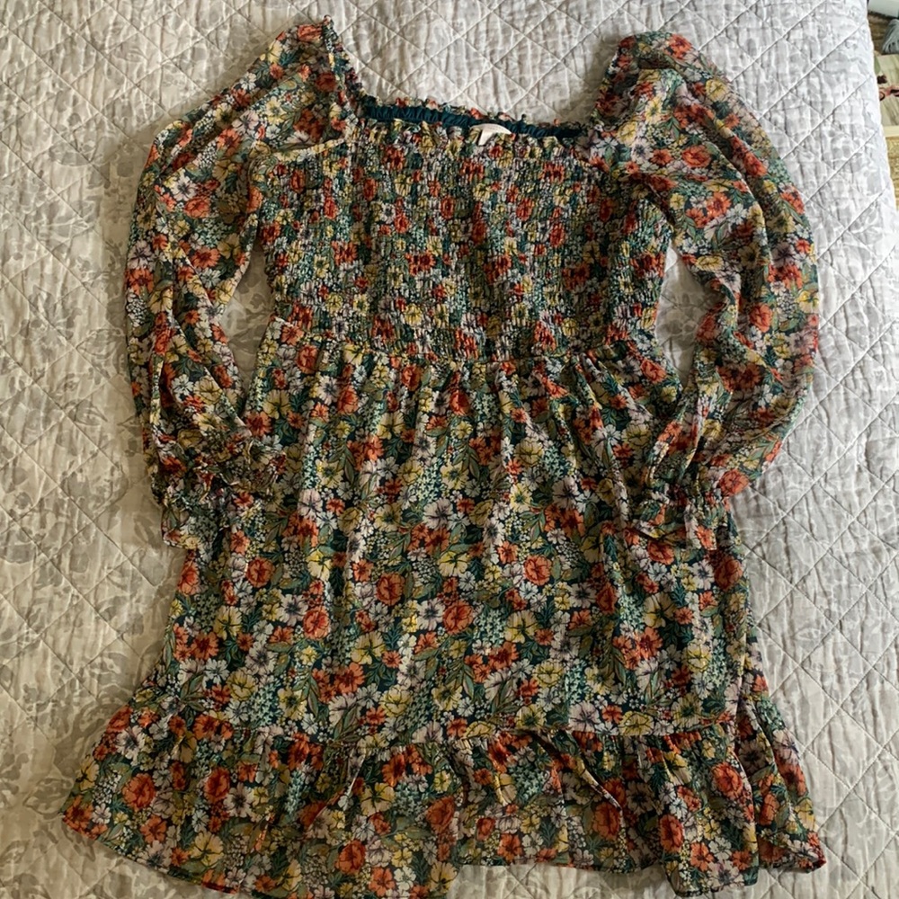 LC Lauren Conrad square neck dress